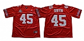 Ohio State Buckeyes 45 Archie Griffin Red Throwback College Football Jersey,baseball caps,new era cap wholesale,wholesale hats